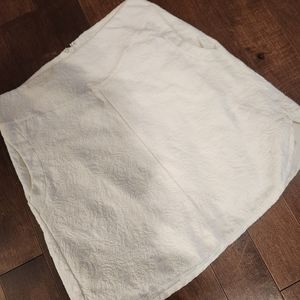 Matelasse mini skirt